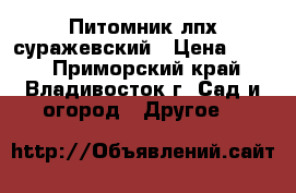 Питомник лпх суражевский › Цена ­ 400 - Приморский край, Владивосток г. Сад и огород » Другое   